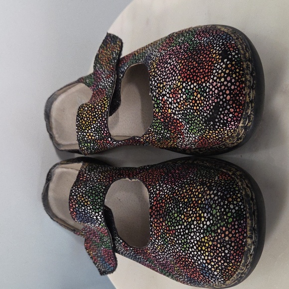 Rieker Women's Colorful Mary Jane Flats Size 39 - Picture 2 of 6